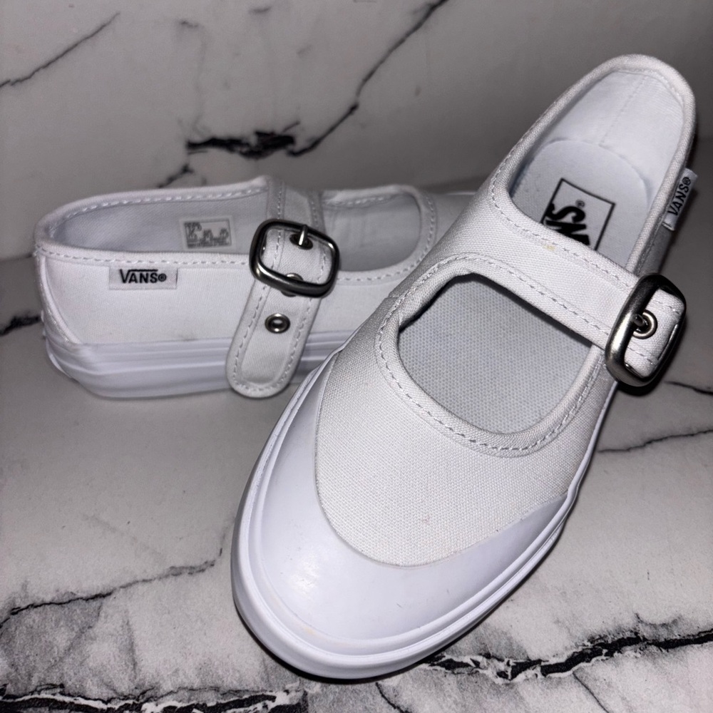 VANS Toddler Kids Girls Shoes Mary Jane True White US Size 12